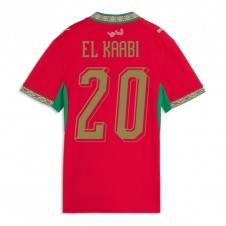 Marokko Ayoub El Kaabi #20 Hjemmedrakt Kvinner VM 2026 Kortermet